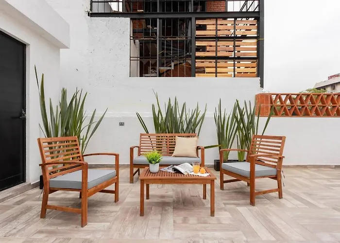 Depamanuela En La Roma Con Roof Garden Apartment
