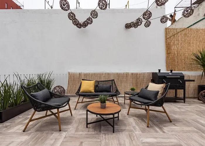 Depamanuela En La Roma Con Roof Garden Apartment Mexico City